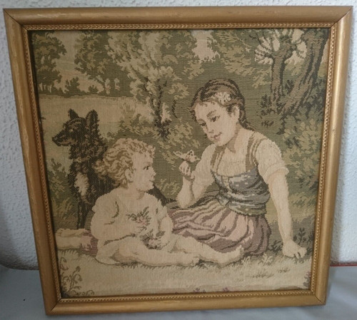 Ancienne belle tapisserie - belle,