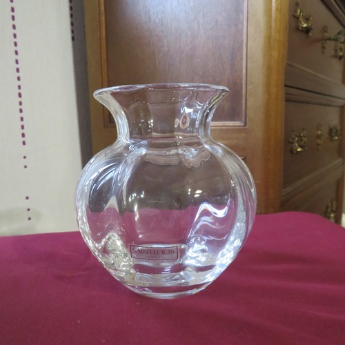 Vase cristal de saint - de,