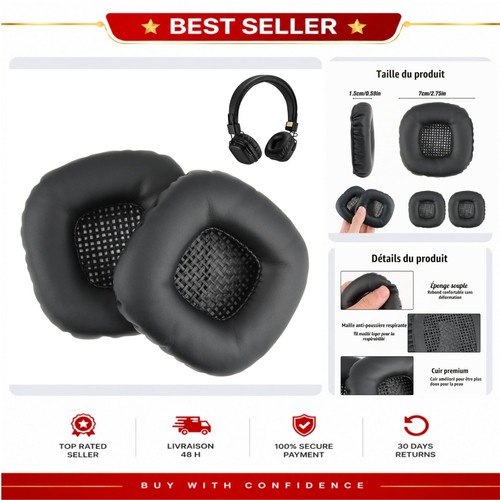 Coussinets casque marshall - coussinets,