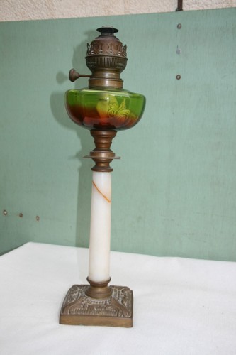 Lampe pétrole ancienne - lampe, à