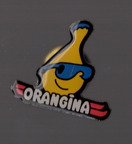 Pin orangina ski - pin's, /