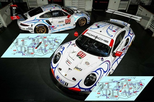 Decals porsche 991 - 991, petit