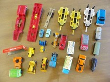 lot vehicules remorque chantier vintage matchbox lesney majorette Vintage