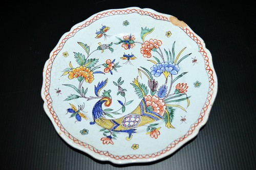 Ancienne assiette faience - -ancienne,