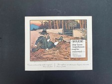 lithographie golf règle  IX pour Perrier 1906 Charles Crombie Français /anglais