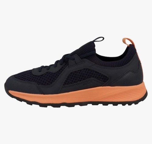 Baskets bleu orange geox - baskets,