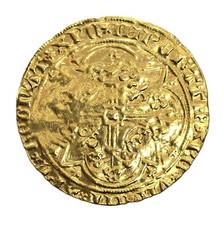 Ecu d'OR. 1365 Charles V Le Sage. Franc à pied. Monnaie Royale. Féodale