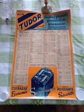 affiche  Batteries Tudor