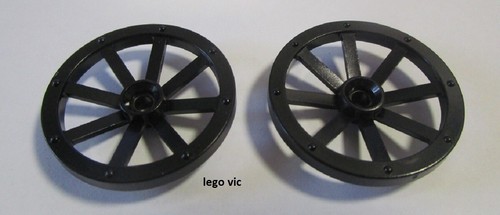 Lego 4489a wheel black - black, 4x4