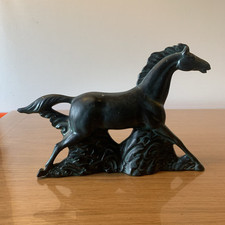 Décor De Cheminée Décor De Table Cheval Au Galop Céramique 49x30 Cm 