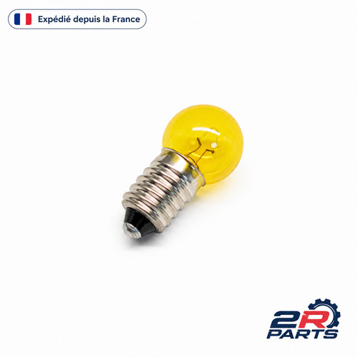 Ampoule jaune e10 à vis - 6v,