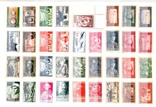 Algérie 1924/58 - Lot de 63 Timbres Neufs  - Grand format - Neufs **  UPU/Sites.