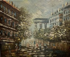 Tableau Peinture Huile Sur