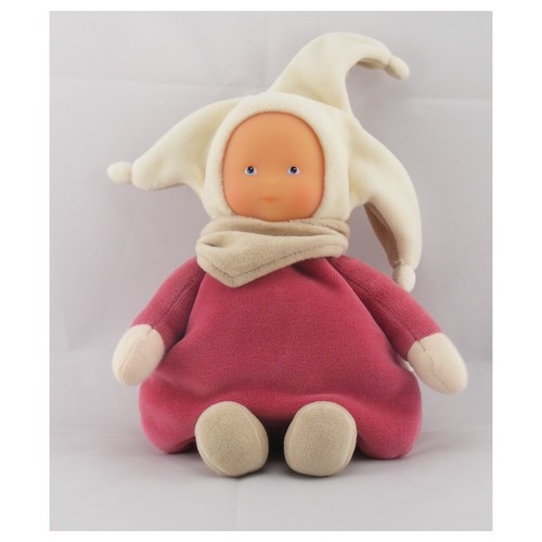 Doudou poupée lutin rose - doudou,