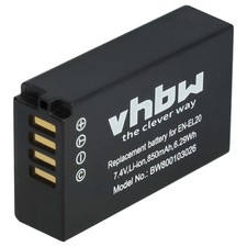 Batterie pour Nikon 1 S1 AW1 J1 J2 J3 AW S V3 850mAh 7,4V