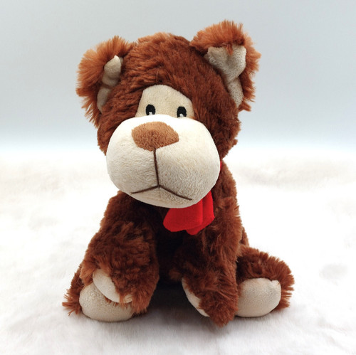 Peluche doudou chien ours - , brun