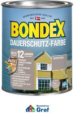 Bondex Dauerschutz-Farbe Peinture Bois 0,75 Litre / Différentes Couleurs / #873