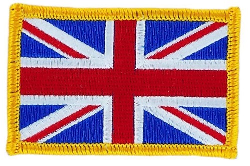 Patch écusson brodé drapeau - patch,