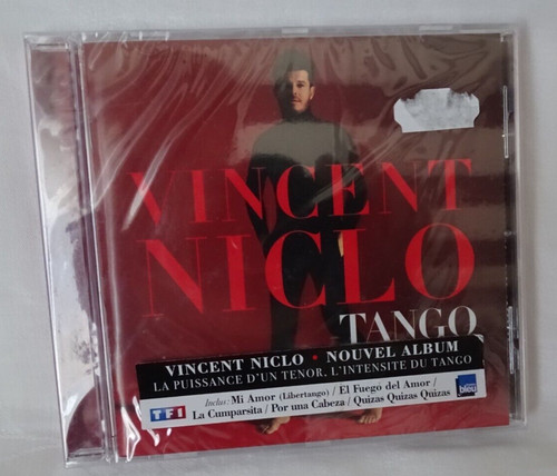 Vincent niclo tango cd - vincent, "