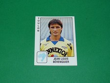 PANINI FOOTBALL FOOT 90 N°327 BERENGUIER SPORTING CLUB TOULON MAYOL 1989-1990