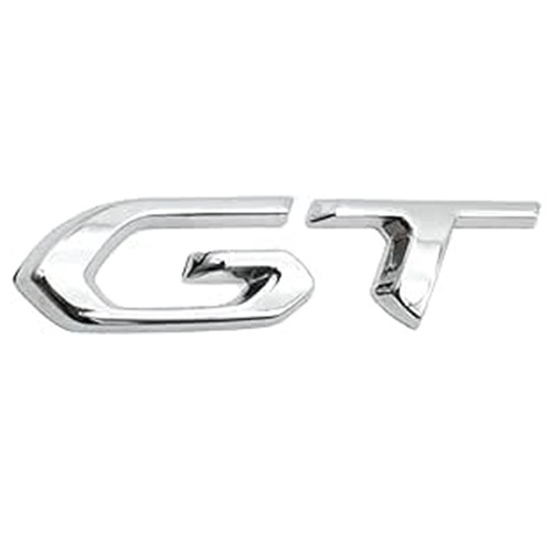 Chrome argent insigne - gt,