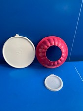 TUPPERWARE grand moule à Gâteaux couronne Charlotte Rose  Ø 20 cm VINTAGE Neuf