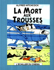 Carte postale TINTIN. La mort aux trousses.  Ed. Czarlitz 2017  Pastiche.