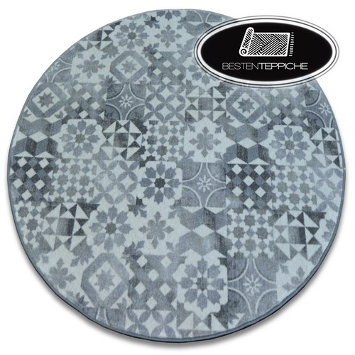 Tapis moderne maiolica rond - moderne,