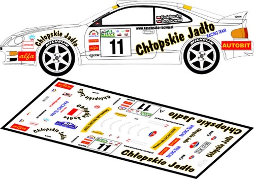 Decals toyota celica - toyota,