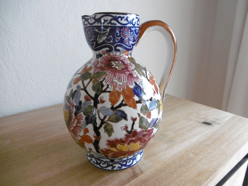Pichet faience gien decor - faience,