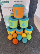 Jeu Chamboule-tout en mousse / Cap Loisirs / TRES BON ÉTAT