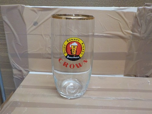 Verre biere brasserie crown - verre,