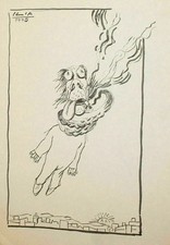 Tableau encre illustration