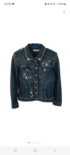 Veste jeans avec strass - veste,