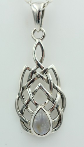 Pendentif topaze lune - en,