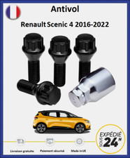 Écrous antivol de roues noir Renault Scenic 4 2016-2022
