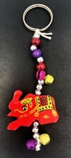 Porte-clés éléphant en bois