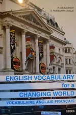 English vocabulary for a changing world, vocabulaire anglais français 012496, Be