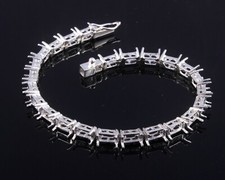 Bracelet tennis semi monture