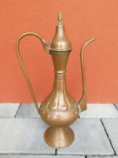 vintage CRUCHE oriental vase POT en CUIVRE copper JARRE théière ALADIN orient