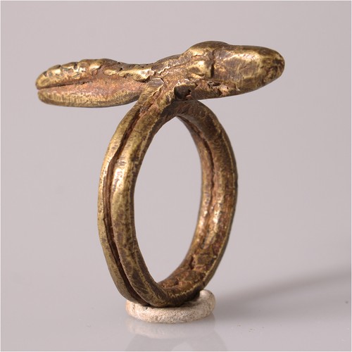 13672 senufo bronze - senufo, anneau