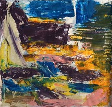 Peinture à l'huile abstraite