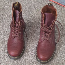 Burgundy Dr Martens from