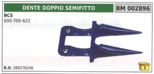 Dente double semifixe pour - dente,