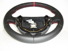 Renault Clio RS Couvre Volant Sport En Véritable Cuir Noir Coutures Rouges