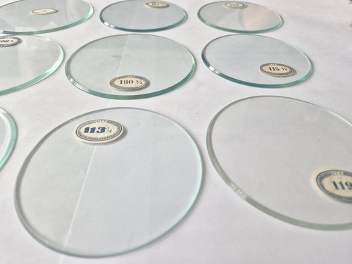 Verre plat biseauté 100 - verre, Ø