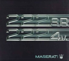 Catalogue Brochure Maserati 222 SR / 4V 1992 Français / Allemand / Deutsch