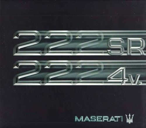 Catalogue brochure maserati - catalogue,