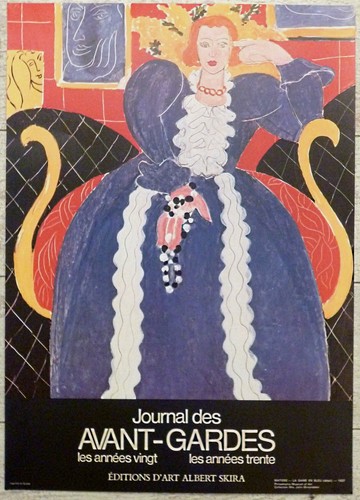 Matisse affiche offset dame - matisse,