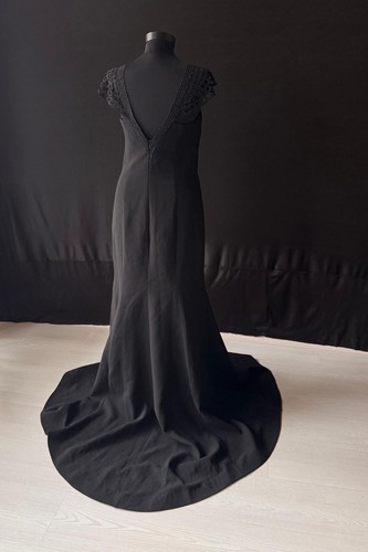 Black evening dress - evening, dress,
